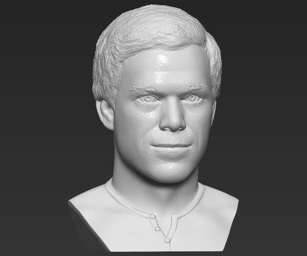 Artstation - Dexter Morgan Bust 3d Printing Ready Stl Obj Formats 