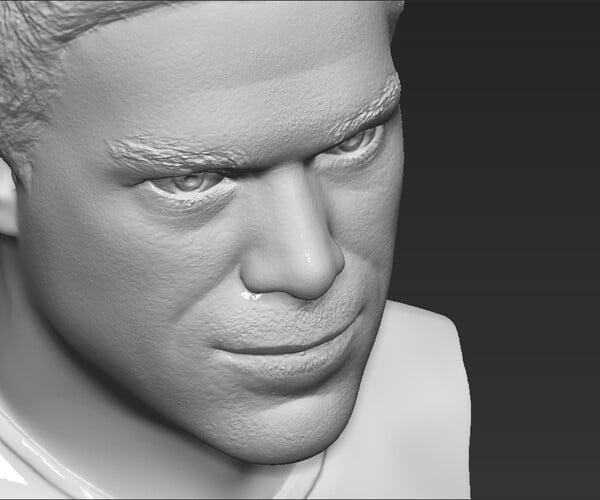 ArtStation - Dexter Morgan bust 3D printing ready stl obj formats ...