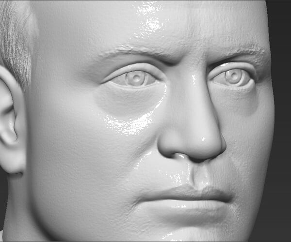 Artstation - Benito Mussolini Bust 3d Printing Ready Stl Obj Formats 