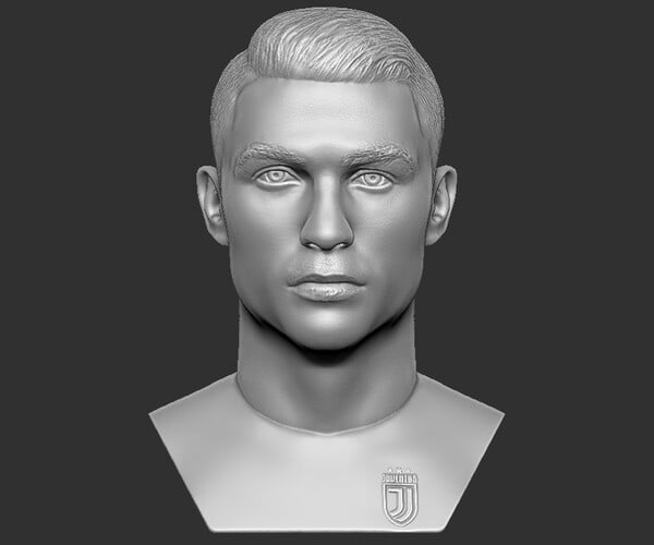 Artstation - Cristiano Ronaldo Bust For 3d Printing 