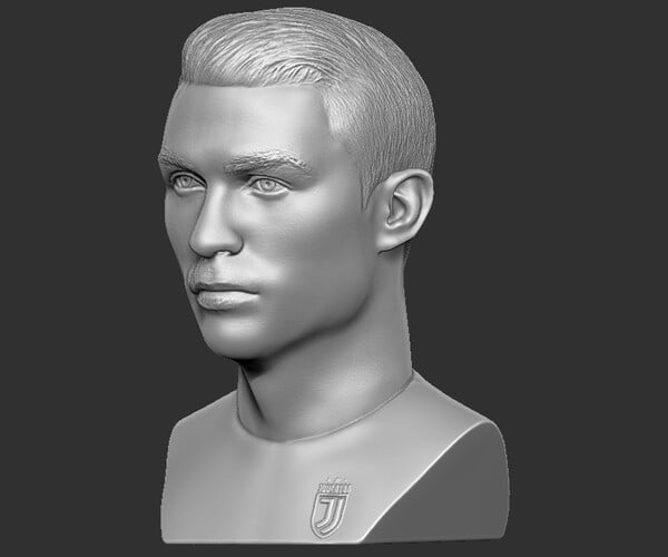 ArtStation - Cristiano Ronaldo bust for 3D printing | Resources