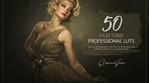 50 Film Tone LUTs and Presets Pack