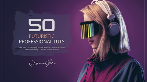 50 Futuristic LUTs and Presets Pack