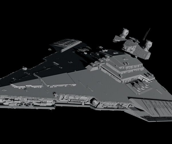 ArtStation - Victory 1 Class Star Destroyer - Star Wars | Game Assets