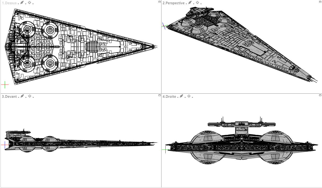 ArtStation - Immobilizer 418 Star Destroyer Interdictor - Star Wars 3D ...