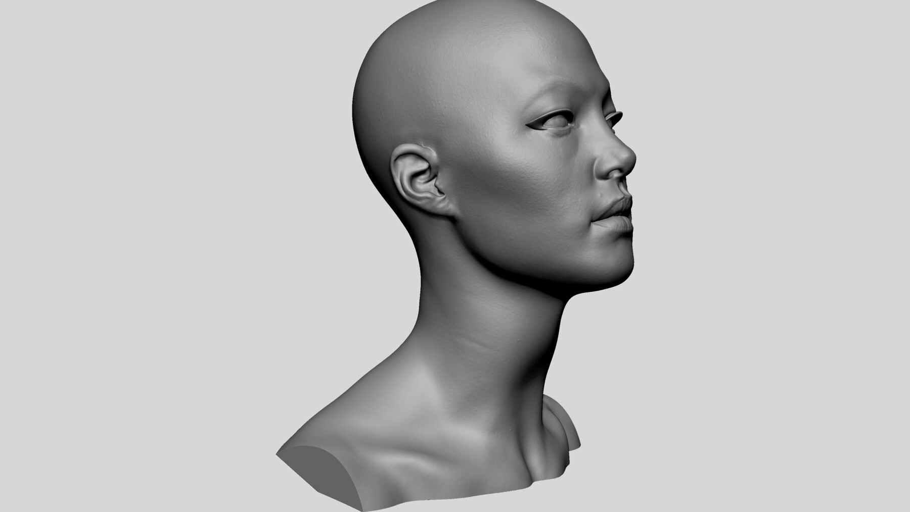 ArtStation - Female Heads for 3D Print | Resources