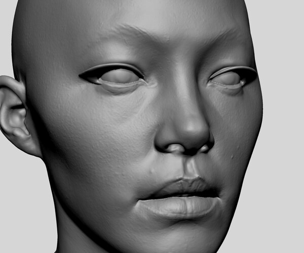 ArtStation - Female Heads for 3D Print | Resources