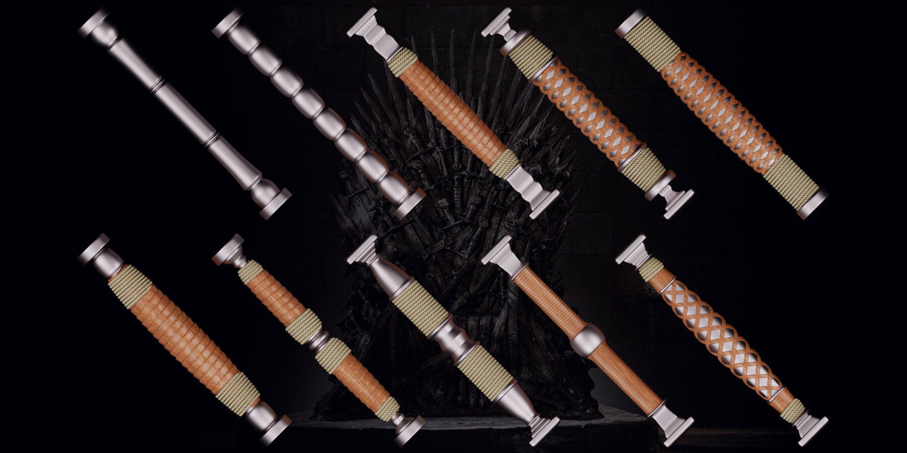 ArtStation Medieval mega weapon kit bash pack series Vol 2 Axes