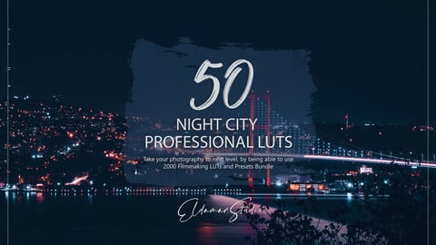 50 Night City LUTs and Presets Pack