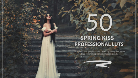 50 Spring Kiss LUTs and Presets Pack