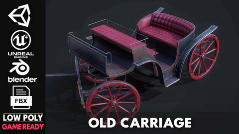 Old Carriage - Game Ready