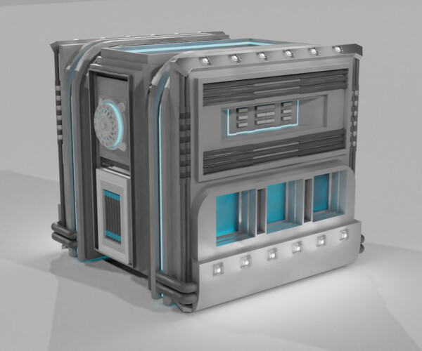 ArtStation - Futuristic Crate Set | Game Assets