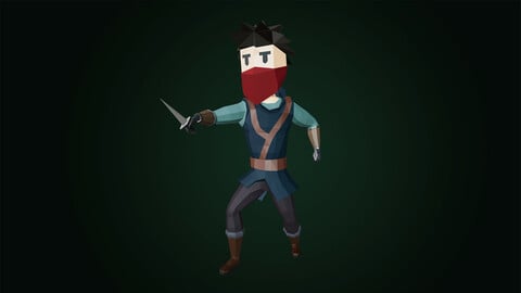 Low Poly Fantasy Thief