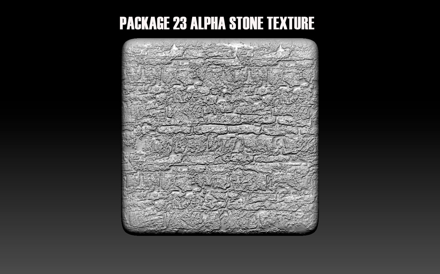 ArtStation - Package 23 ALPHA with stone texture. | Brushes