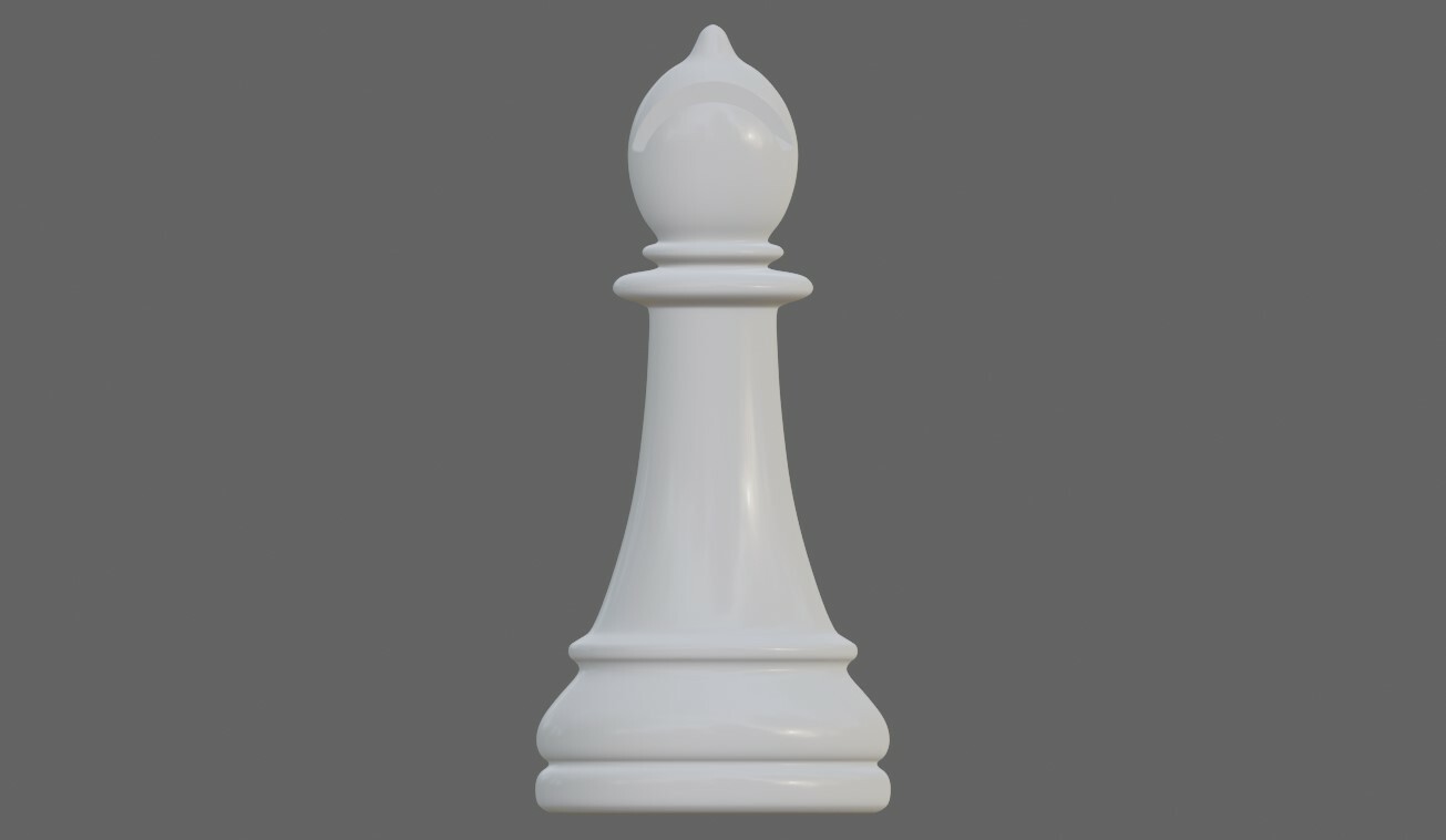 ArtStation - Mold for Bishop - Chess Game - Form - Xadrez Molde