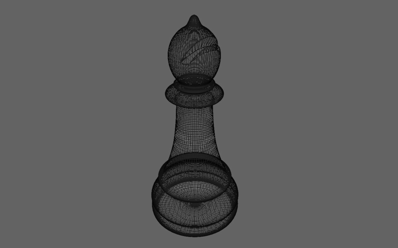 ArtStation - Mold for Bishop - Chess Game - Form - Xadrez Molde