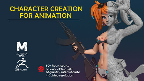 Creación de Personajes 3D para Animación / 3D Character Creation for Animation