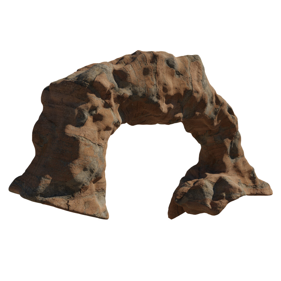 ArtStation - Rock Cliffs 3D Model - Mid Poly | Game Assets