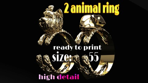 2 animal rings