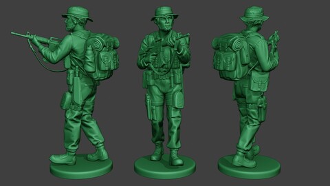 Modern Jungle Soldier Walk5 MJS1