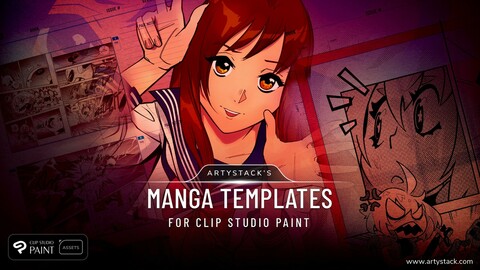 Manga Templates for Clip Studio Paint