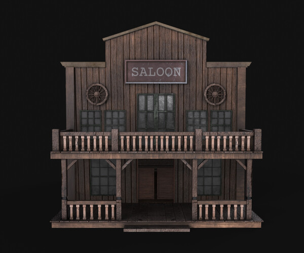 ArtStation - Western Saloon | Game Assets