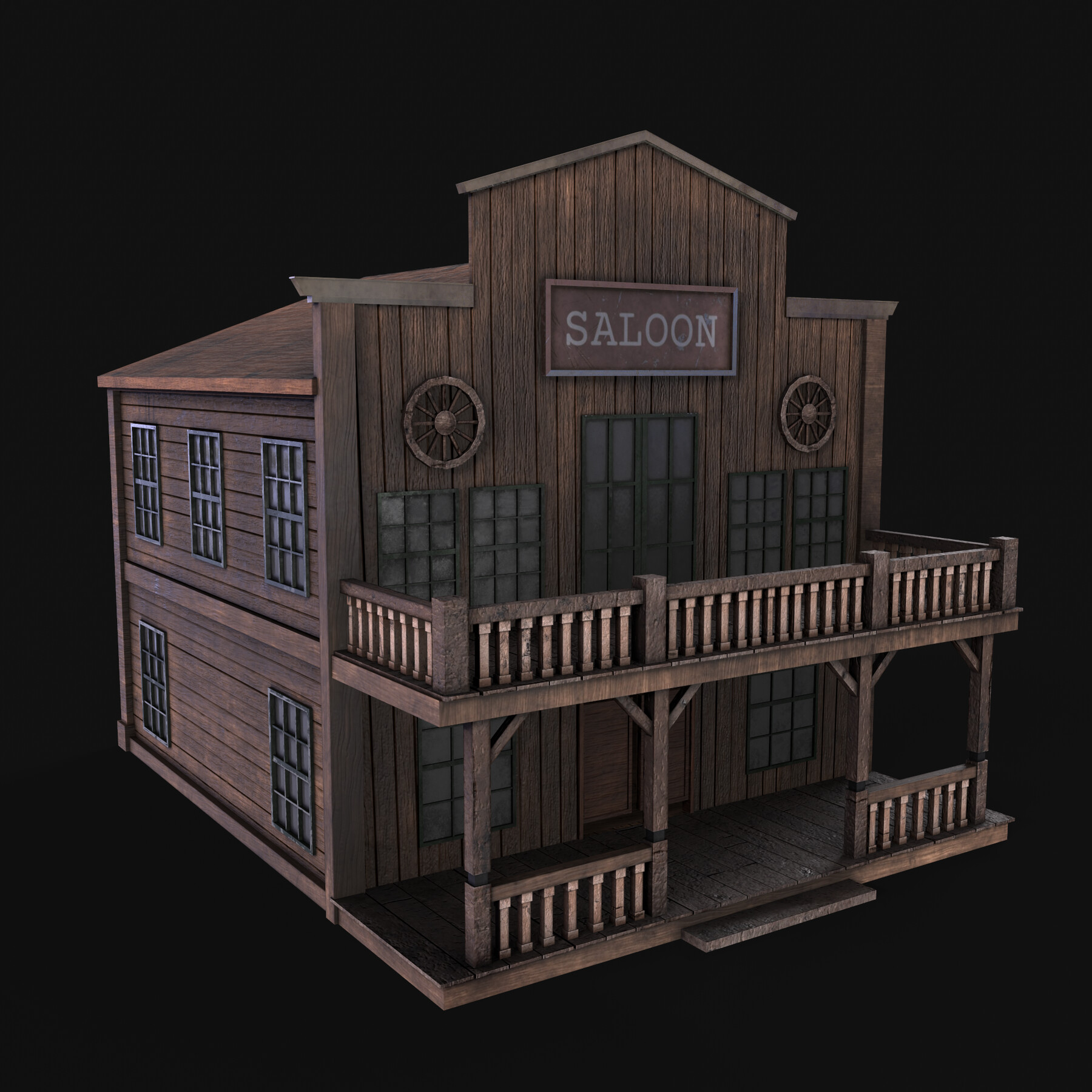 ArtStation - Western Saloon | Game Assets