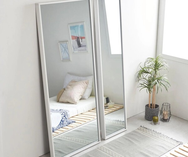 ArtStation Large wide beautiful full body mirror stand Resources