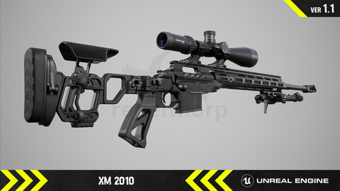 XM2010  - Animated FPS Weapon [ Unreal Engine ]