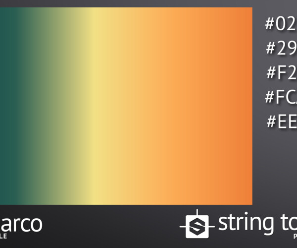 ArtStation MV String to Color Pattern Generator (Free) Resources