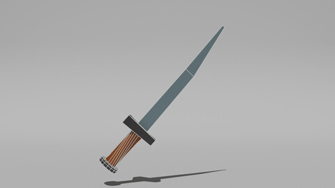 lowpoly base sword