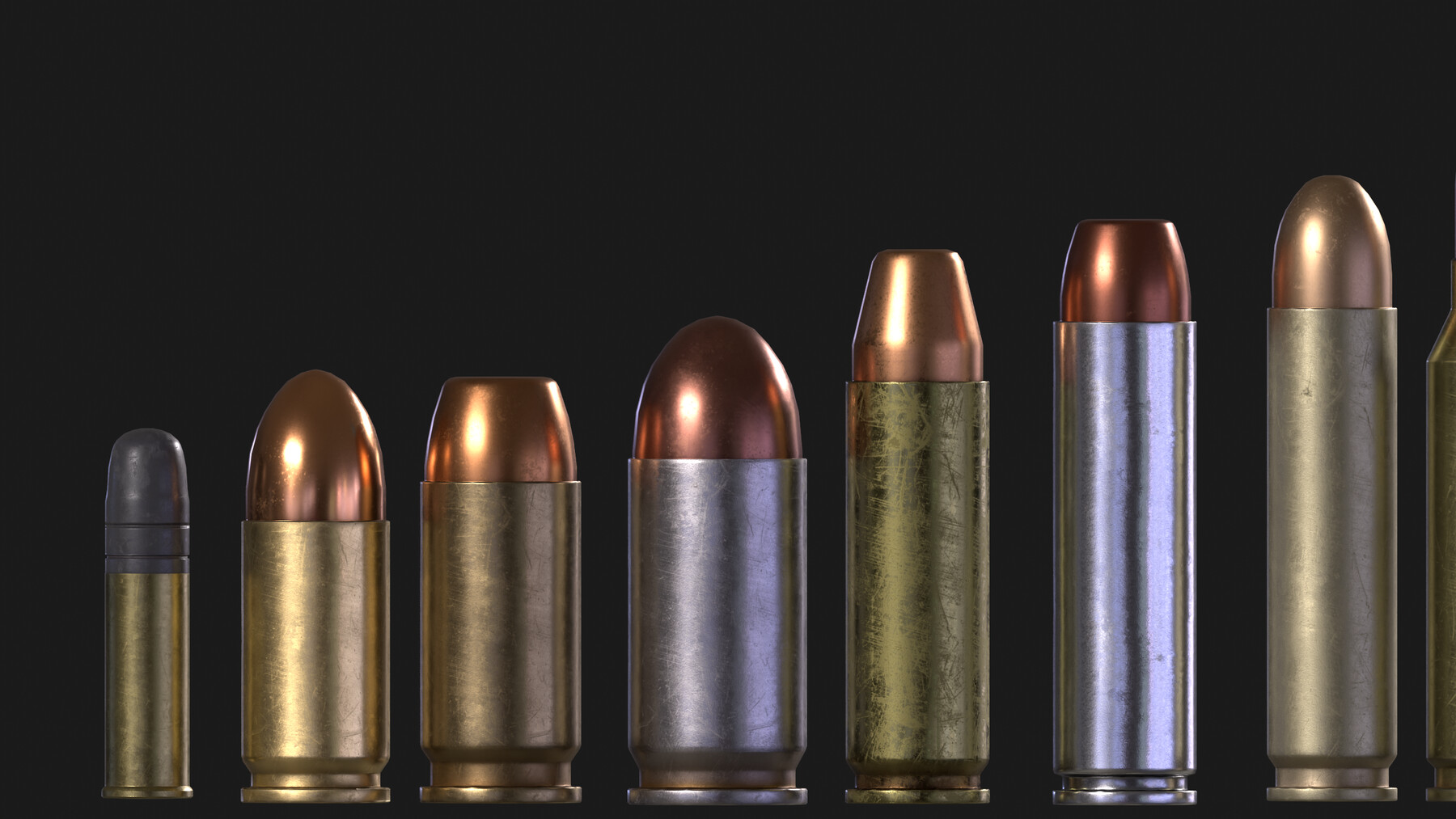 ArtStation - Bullet Pack 1 | Game Assets