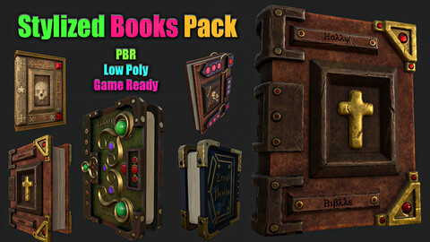 Stylized Books Pack Vol 1