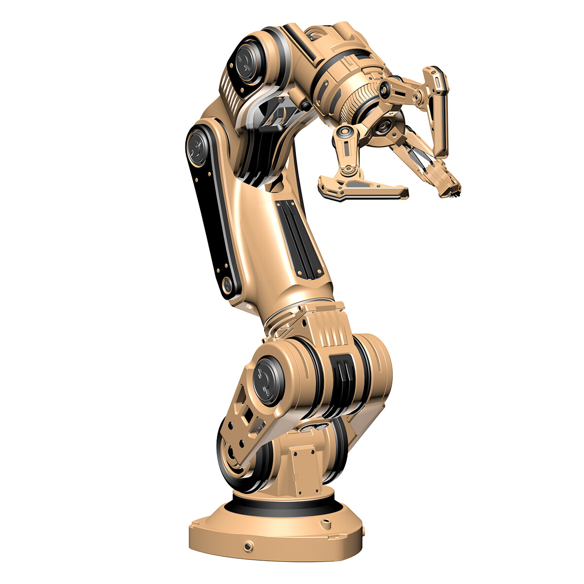 ArtStation Robotic Arm 2 Rigged 3d model Resources