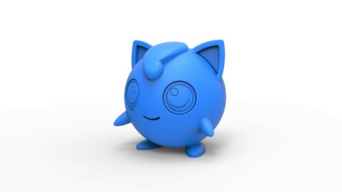 3D printable Jigglypuff