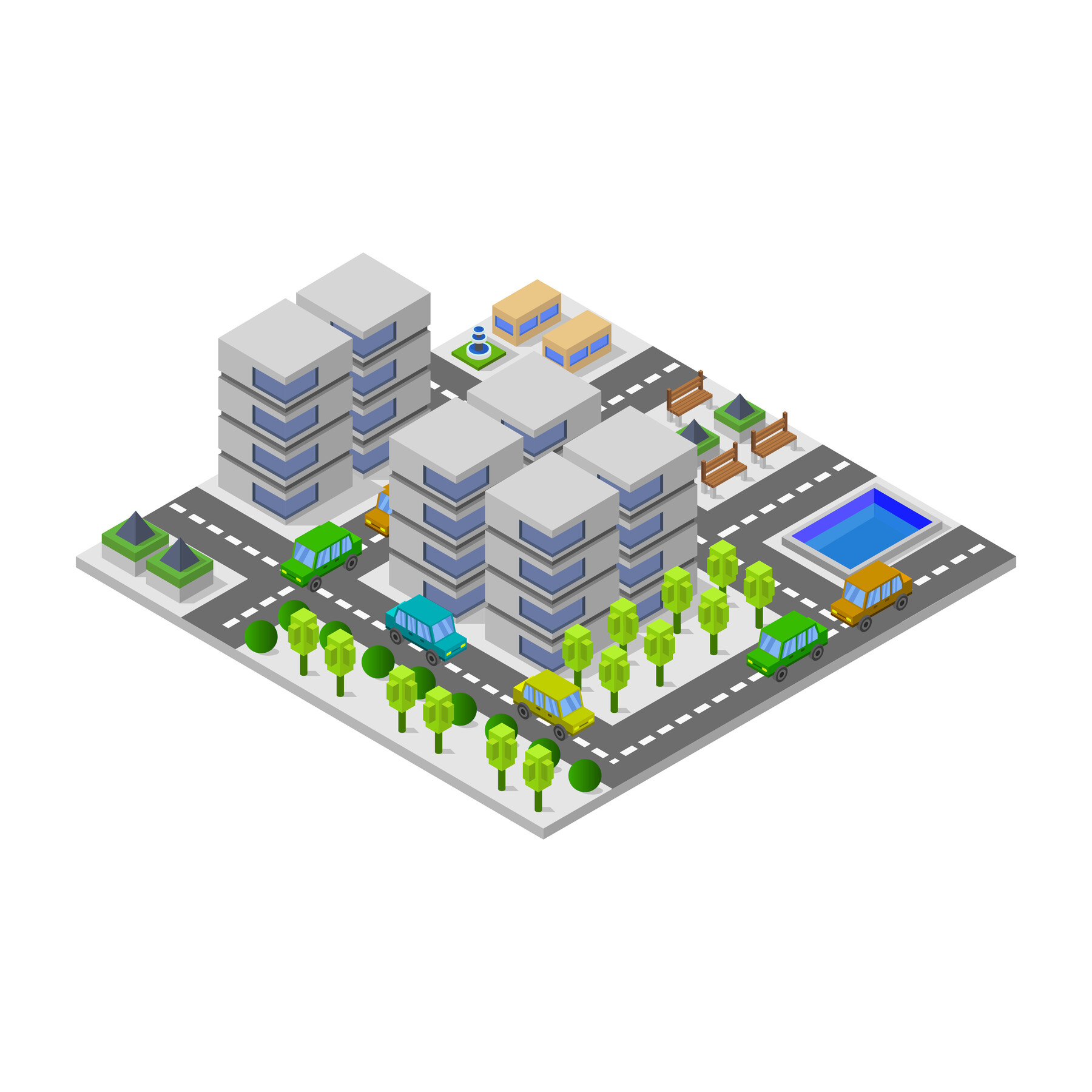 ArtStation - Isometric skyscraper | Artworks