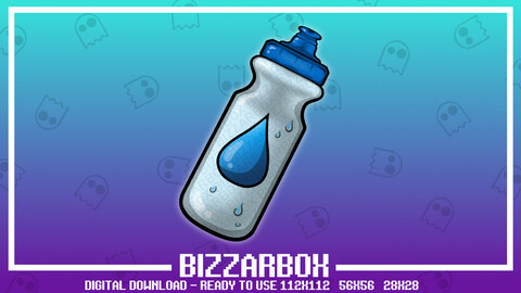 Twitch Emote: Hydrate Bottle Drop