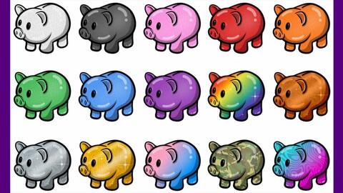 Twitch Sub Badges: Piggy Banks