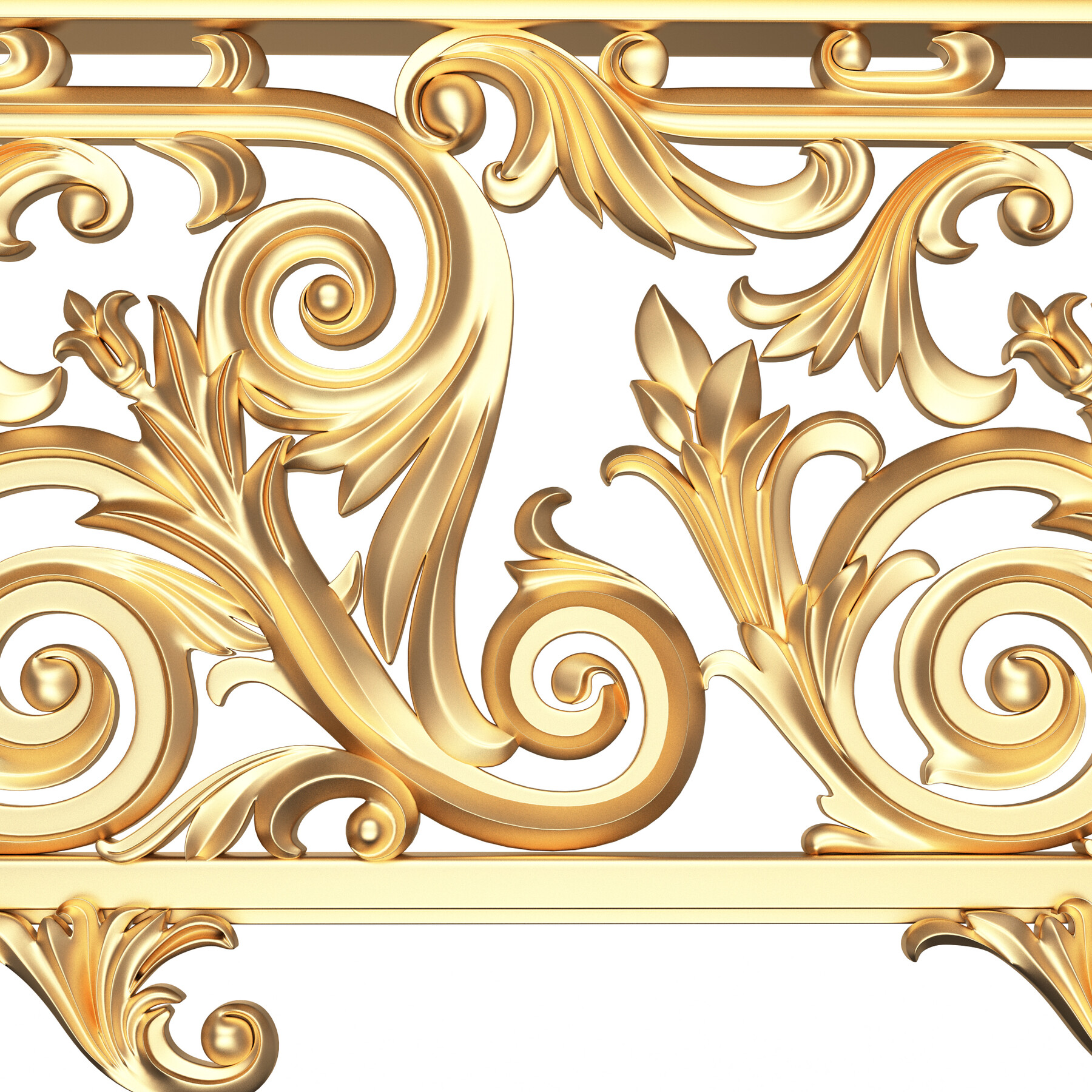 ArtStation - Classic İron Railing 01 | Resources