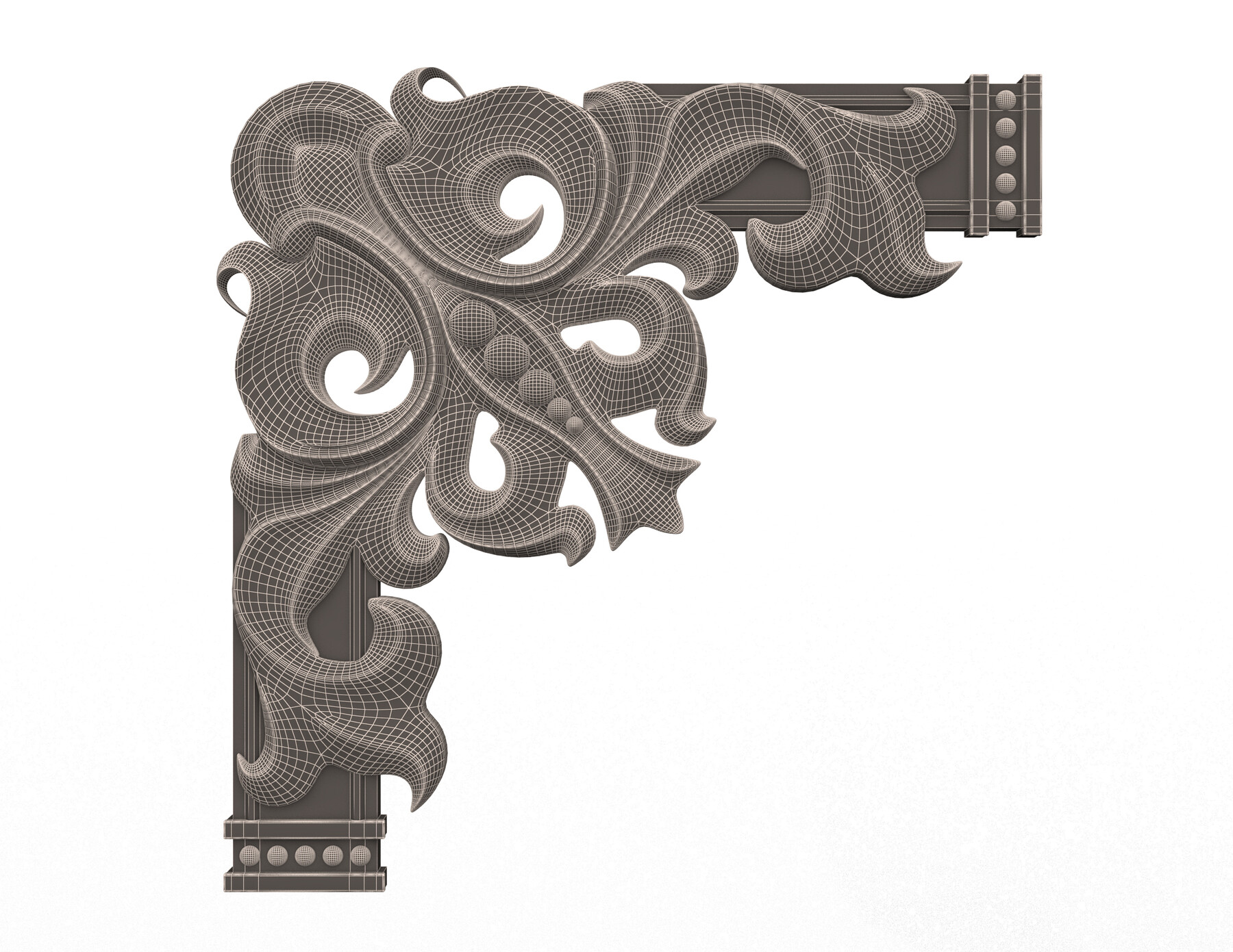 3D Printed Cornice Decoration Molding by xaqani ahmadov