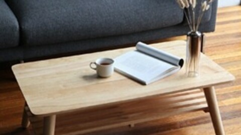 Pure wood A table folding living room table