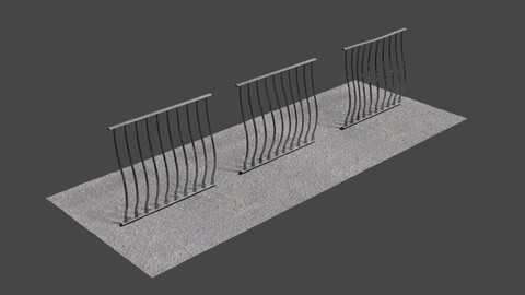 Fence 10 - 3D-Model