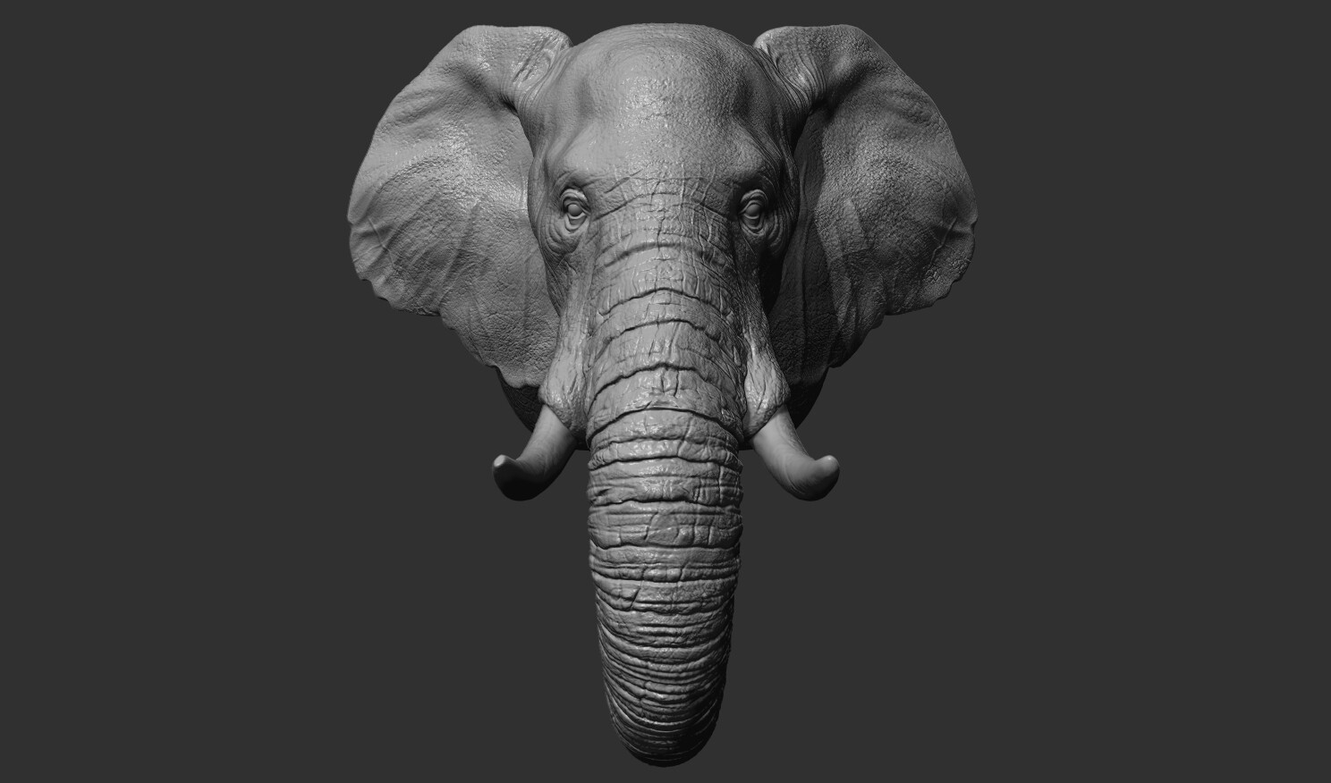 ArtStation Elephant Head Resources File