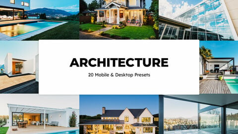 20 Architecture LUTs and Lightroom Presets