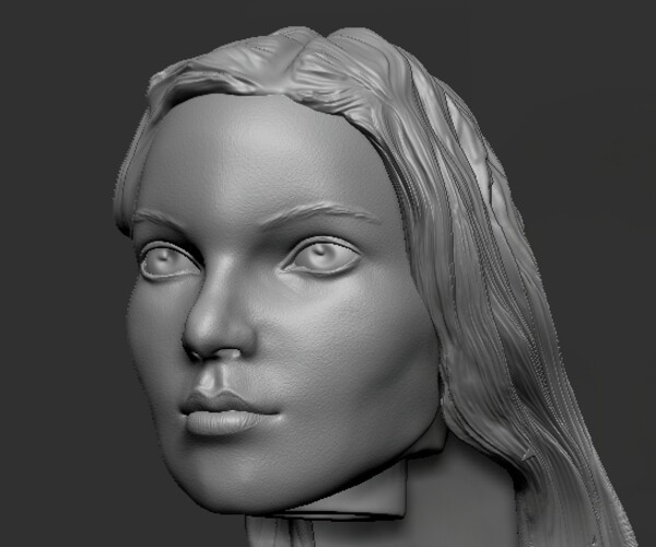 ArtStation - Anya Taylor (The Queen's gambit) - Head sculpt | Resources