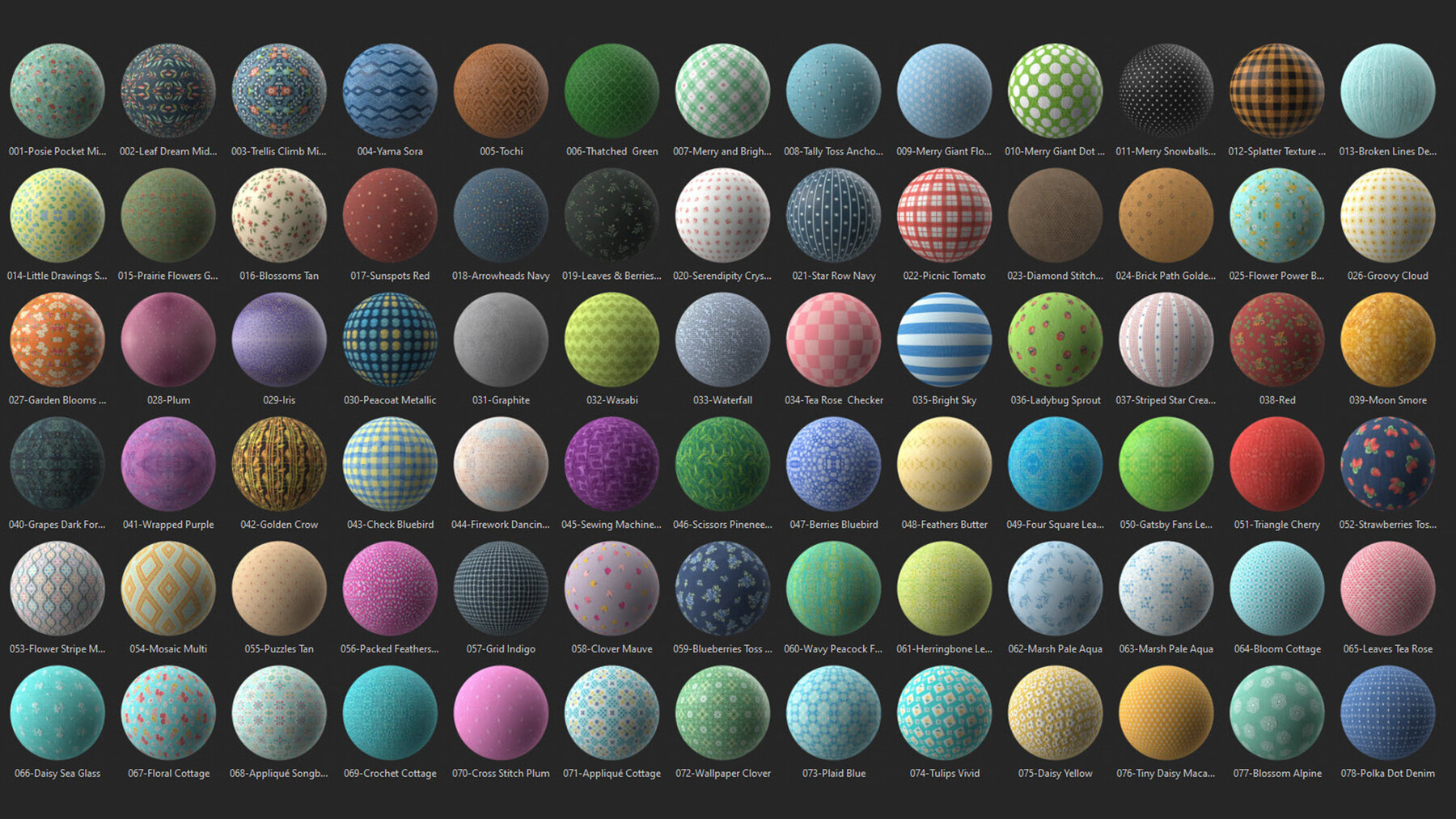 ArtStation - 100 Fabric Materials - SBSAR | Game Assets