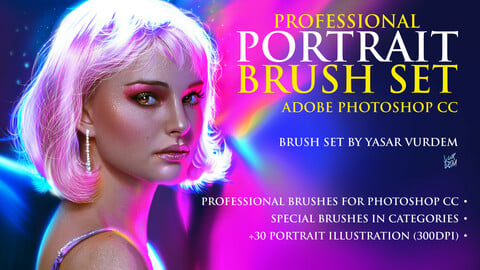 Portrait Brushes for Photoshop