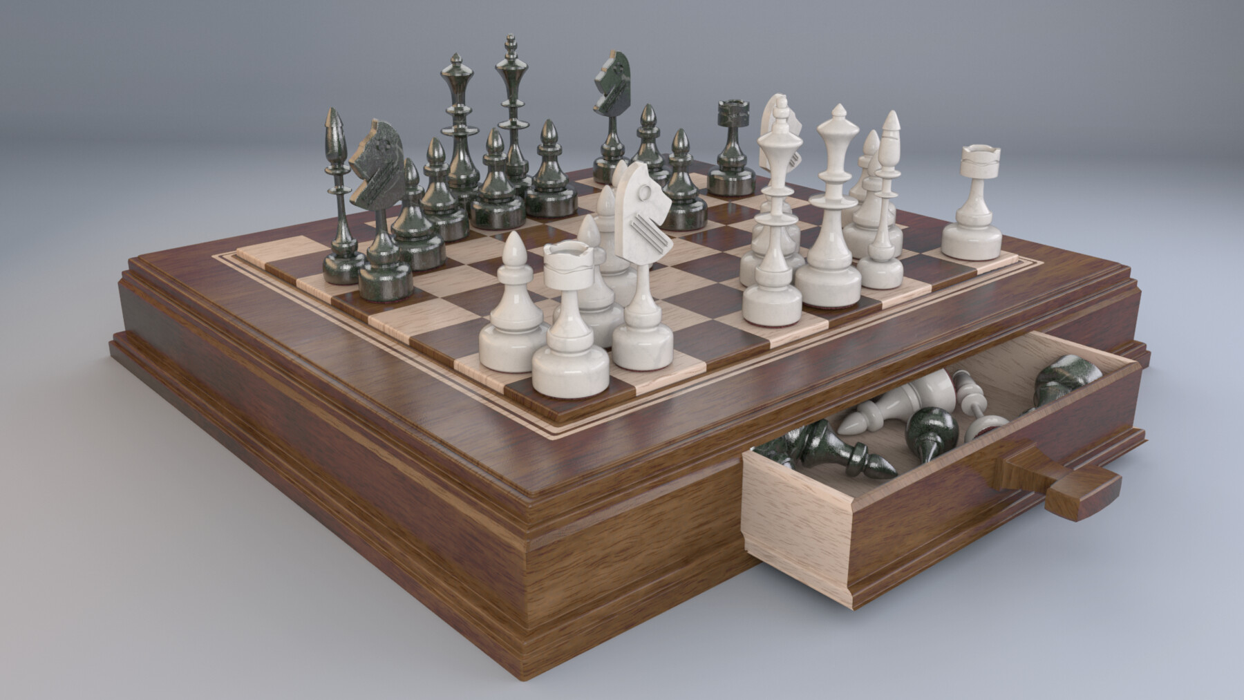 Шахматы Fowler Chess Set дизайнер Ralph Lauren