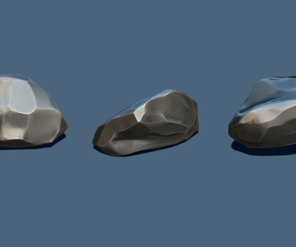 ArtStation - Zbrush - 30 Stylized Stones IMM Brushes | Brushes