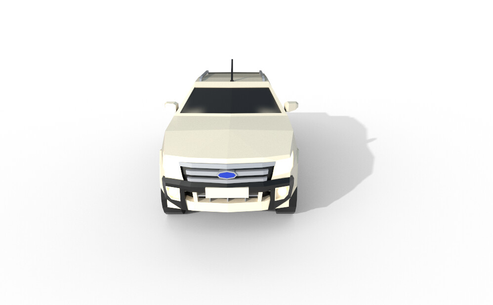 ArtStation - Ford Ranger 2012 - 1870 poly -6 Diffirent Colour | Game Assets